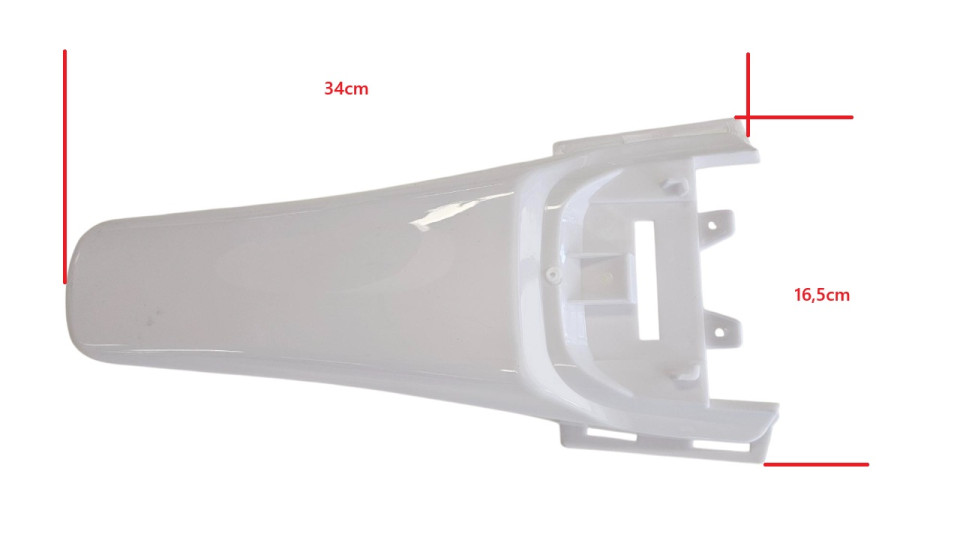 (5F5b) Achterspatbord dirtbike MRR - NXD