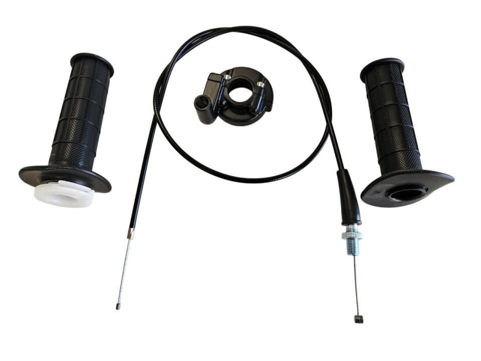 (4D1a) Gashandvatset dirtbike met gaskabel