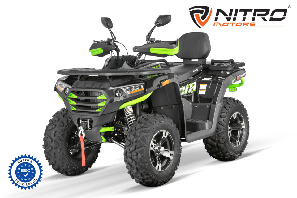 Tricia landbouw quad met kenteken 300cc T3B Groen