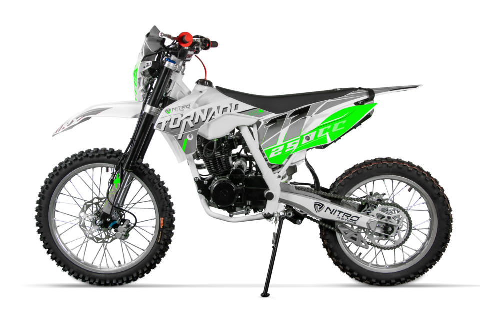 Dirtbike 250cc Tornado UX URX 21/18 Kick + E-Start green