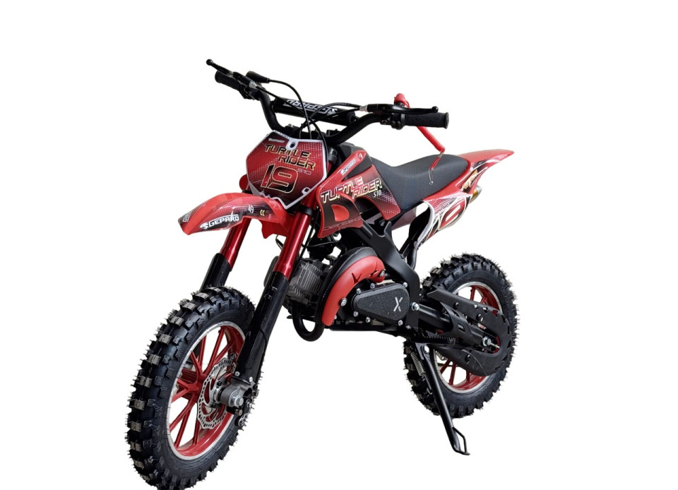 MiniCrosser dirtbike Gepard Turtle Rider 10/10 49cc Red
