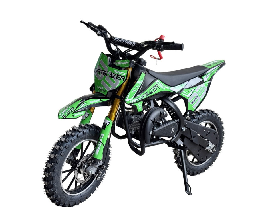 MiniCrosser dirtbike Gepard DirtBlazer 10/10 49cc Green