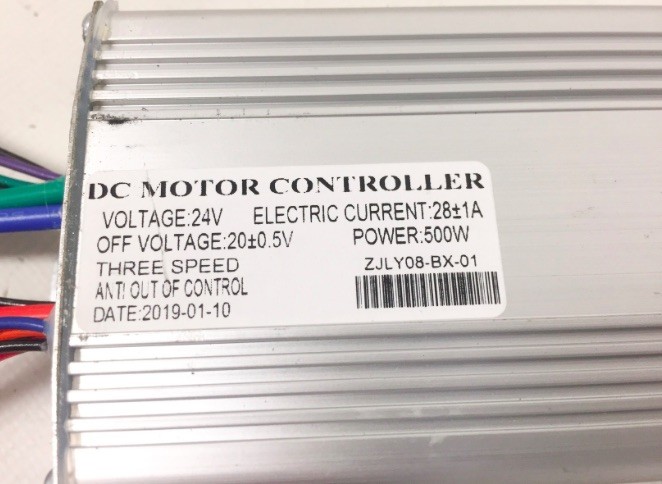 (8E3b) Controller 24V / 500watt 10 stekkers (9070011)