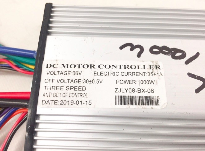 (7H2d) Controller 36V / 1000watt 13 stekker (9070016)