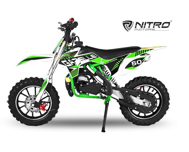 Mini crosser 49cc Gazelle DLX 10 Green e-start