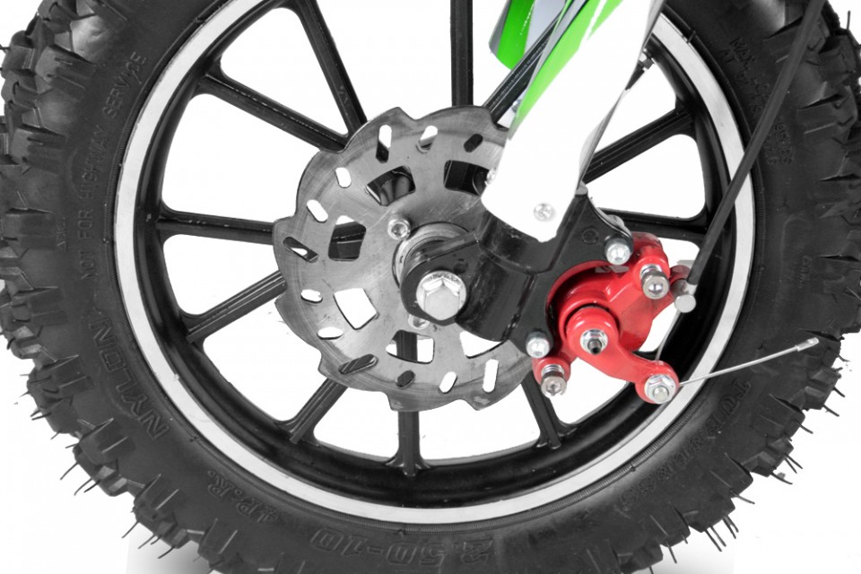 Mini crosser 49cc Gazelle DLX 10 Green e-start