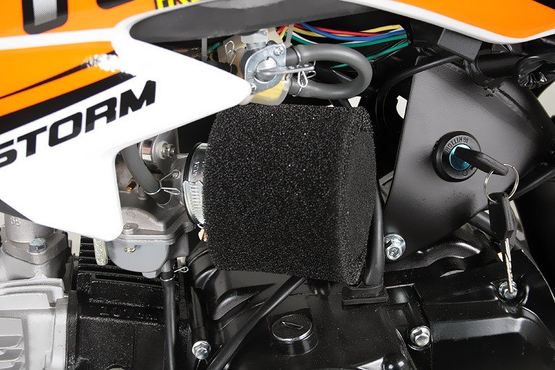 Dirtbike 110cc automaat Storm V2 12/10 Orange