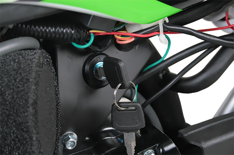 Dirtbike 70cc automaat Storm V2 10/10 blue