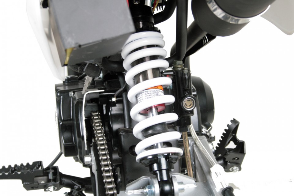 Dirtbike 110cc automaat Storm V2 14/12 red