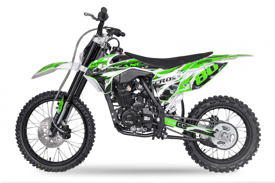 Dirtbike 150cc Hurricane schakel 19/16 Blue