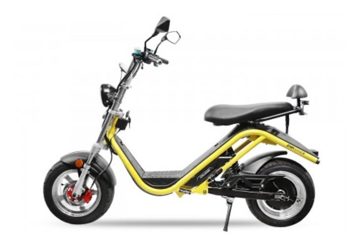 Elektrische S13 cruzer bigwheel scooter yellow