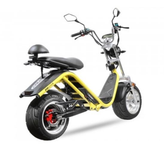 Elektrische S13 cruzer bigwheel scooter yellow