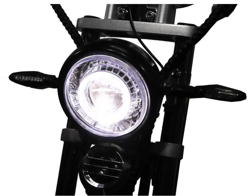 Elektrische S13 cruzer bigwheel scooter yellow