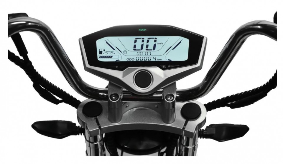 Elektrische S13 cruzer bigwheel scooter yellow