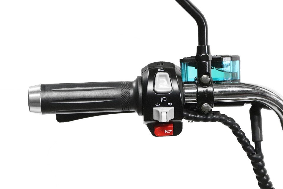 Elektrische S13 cruzer bigwheel scooter red