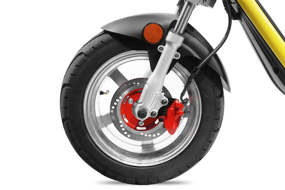 Elektrische S13 cruzer bigwheel scooter red