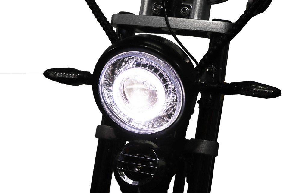 Elektrische S13 cruzer bigwheel scooter red