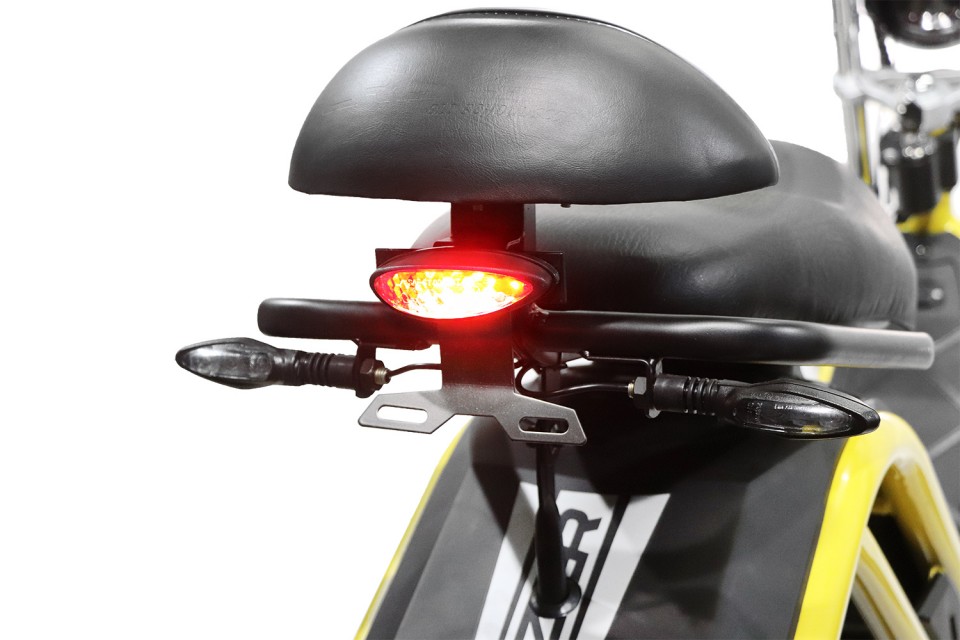 Elektrische S13 cruzer bigwheel scooter black