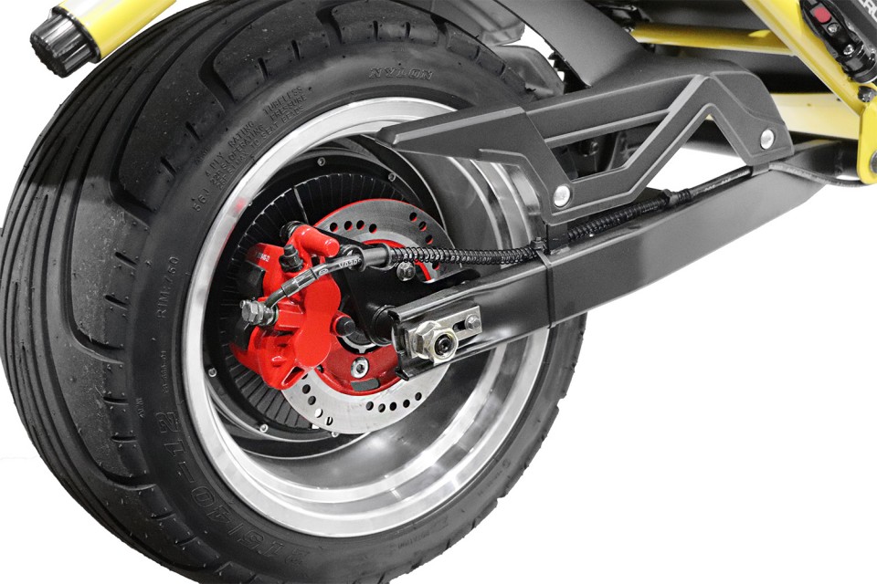 Elektrische S13 cruzer bigwheel scooter black