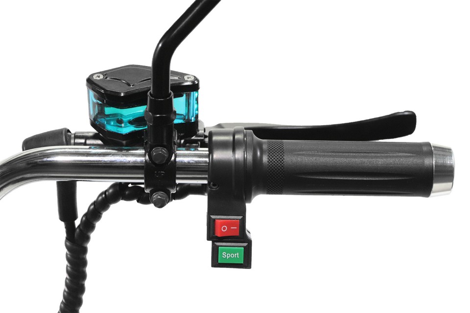 Elektrische S13 cruzer bigwheel scooter black