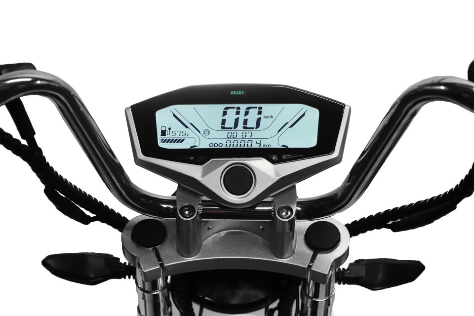 Elektrische S13 cruzer bigwheel scooter black