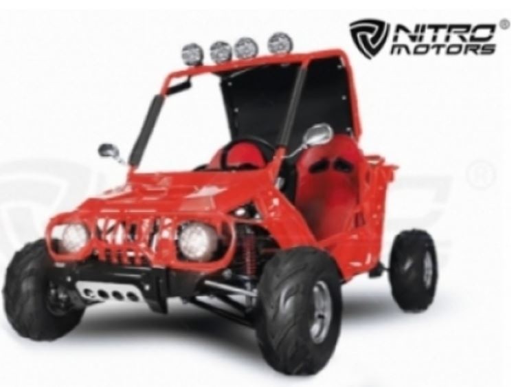 Buggy 125CC RG7-A Hunt 7'' Automaat Red