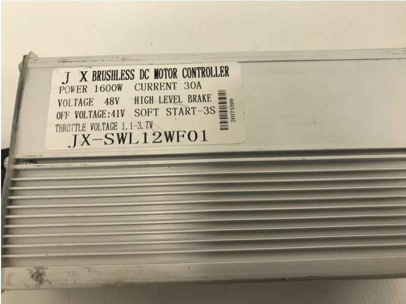 (7H3c) Controller 48V / 1600watt 9stekker/3kabels