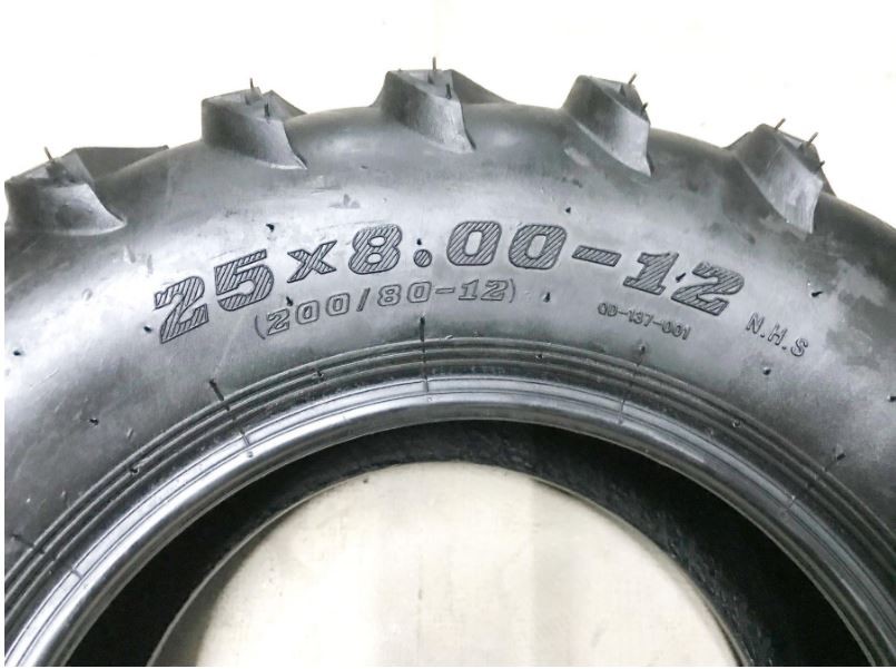 (211A1b) Band 12inch (25x8.00-12)