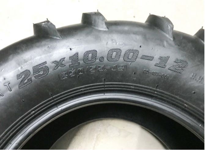 (211A1a) Band 12inch (25x10.00-12)