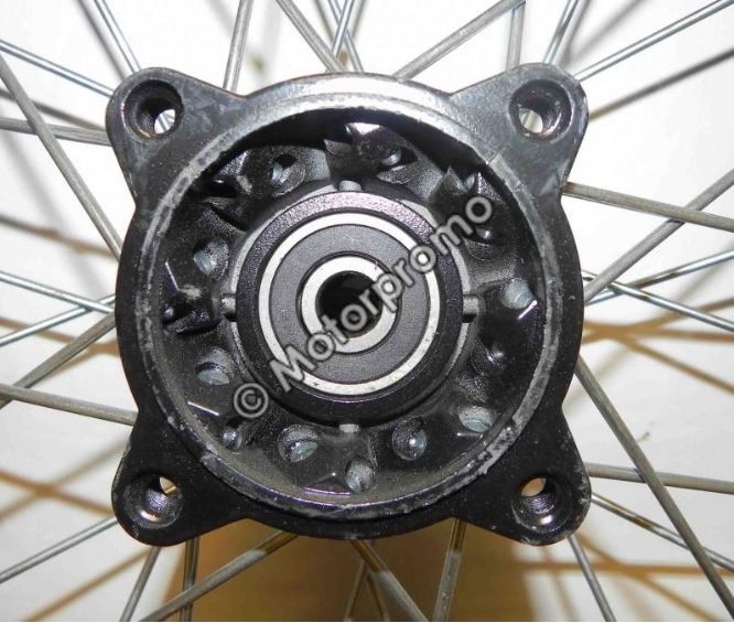 (209B3a) 14 inch velg + Band ORION 15mm as (achter)