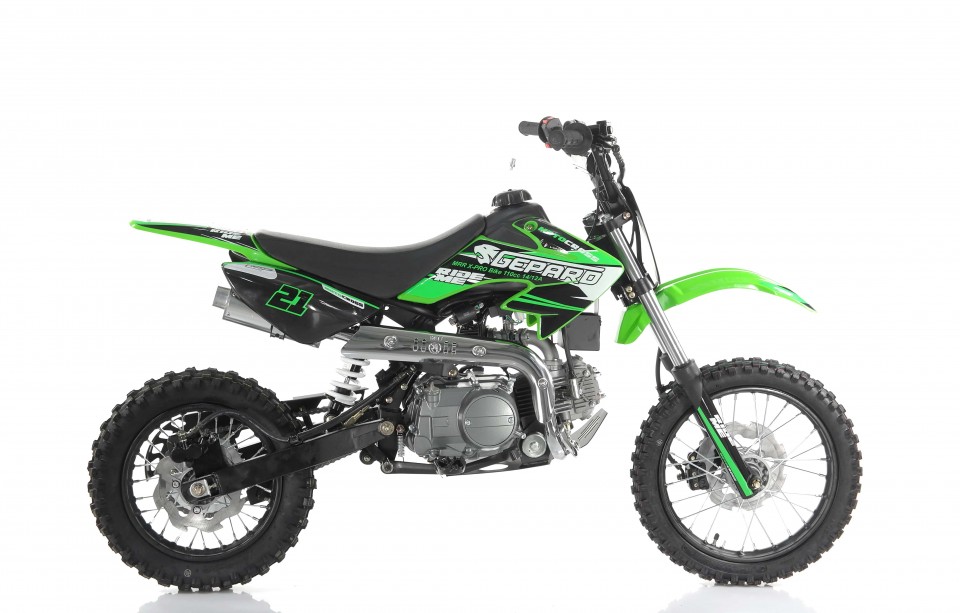 Dirtbike Gepard 110cc MRR X-PRO 14/12 green