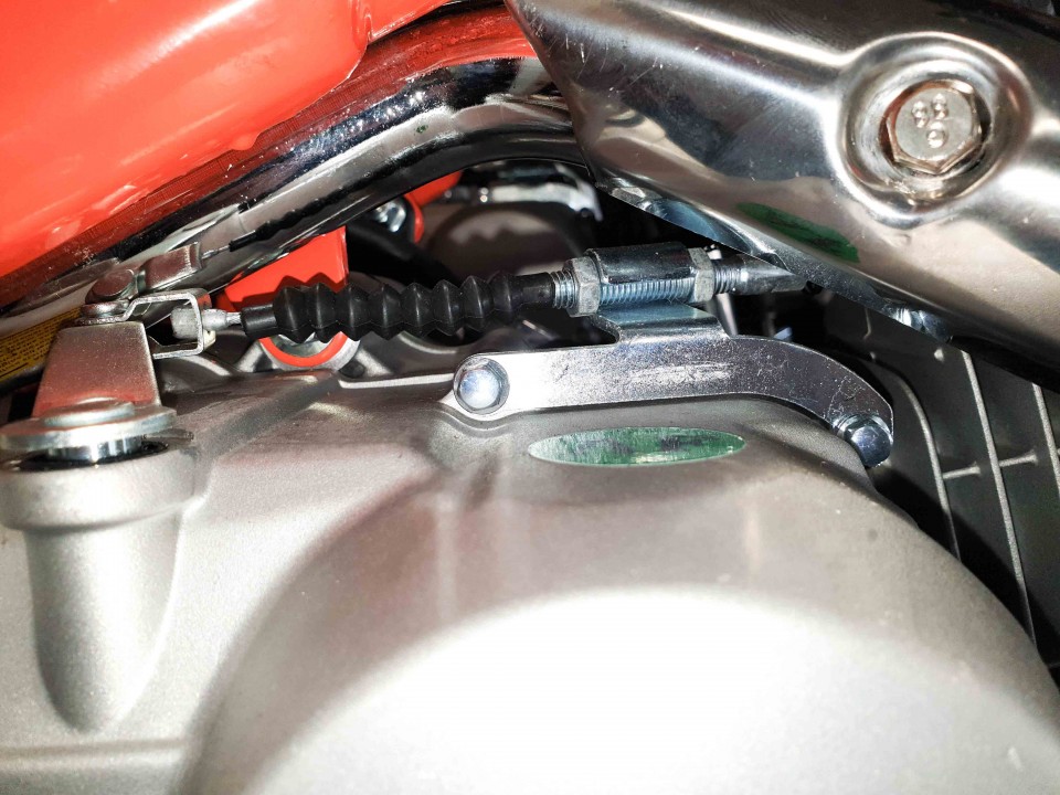 (9D2e) Dirtbike koppelingskabel clip Orion 140cc