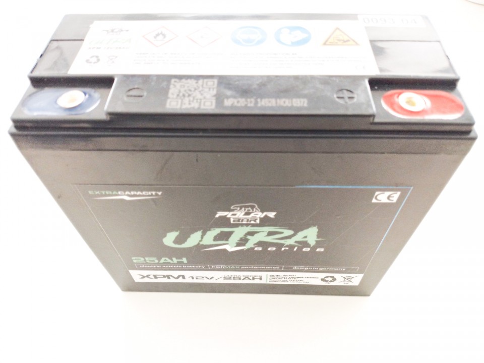 (27C5a) Accu 12 volt Upgrade voor kinderquads 25Ah