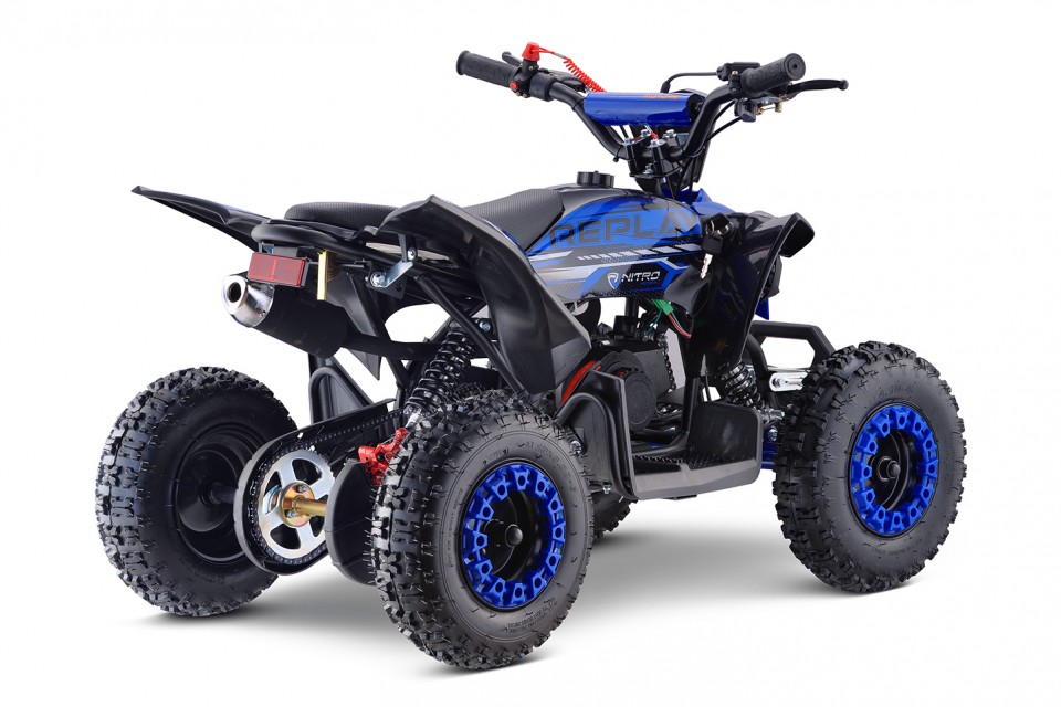 Kinderquad 49cc Replay 6 inch blue