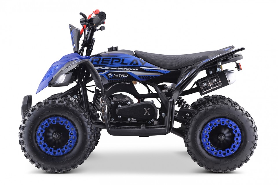 Kinderquad 49cc Replay 6 inch blue
