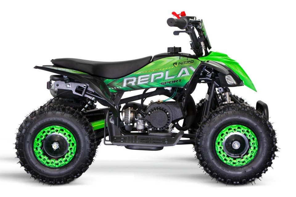 Kinderquad 49cc Replay 6 inch Green