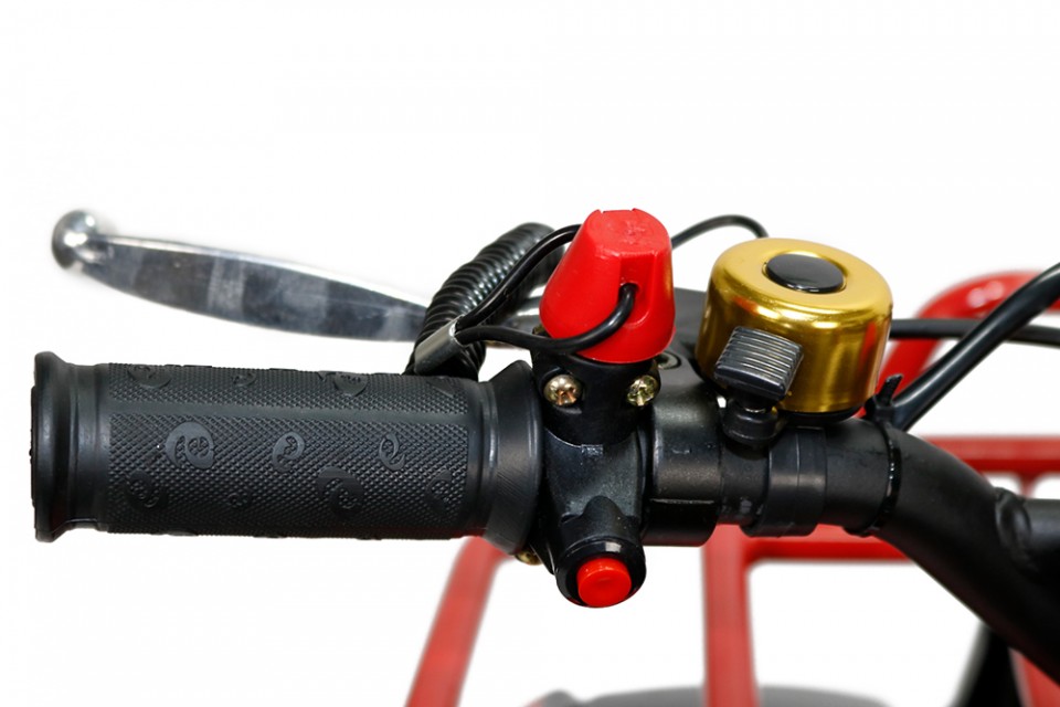 Kinderquad 49cc Torino DLX E-start 6inch Red