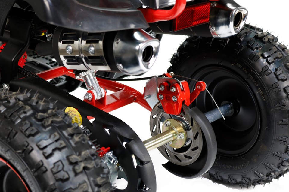 Kinderquad 49cc Torino DLX E-start 6inch Red