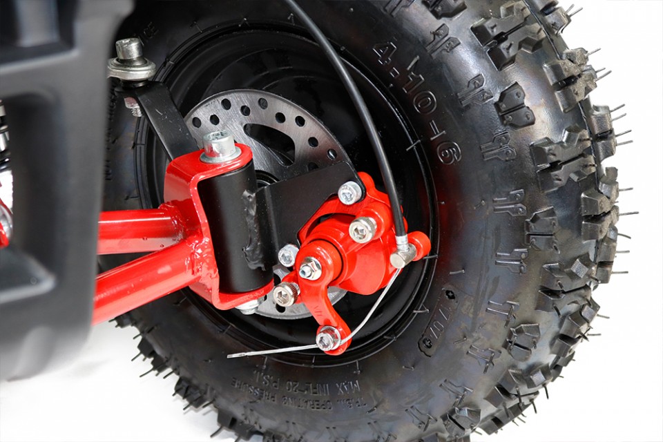 Kinderquad 49cc Torino DLX E-start 6inch Blue