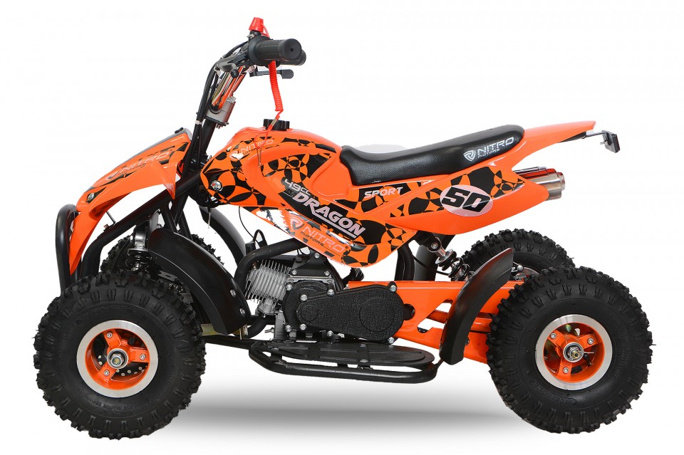 Kinderquad 49cc Dragon Sport + 4 Orange