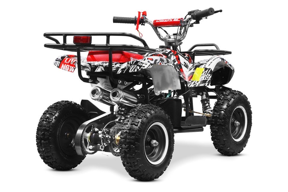 Kinderquad 49cc Torino Graffiti 6inch white