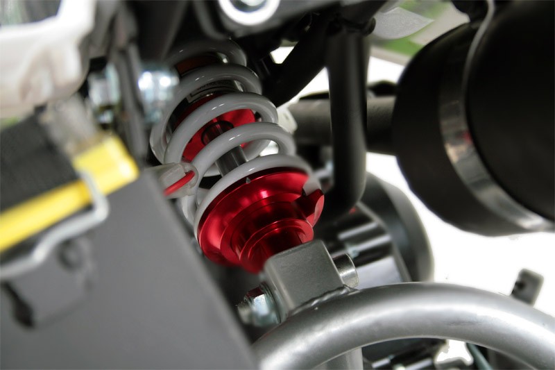 Dirtbike 90cc automaat Storm V2 10/10 red