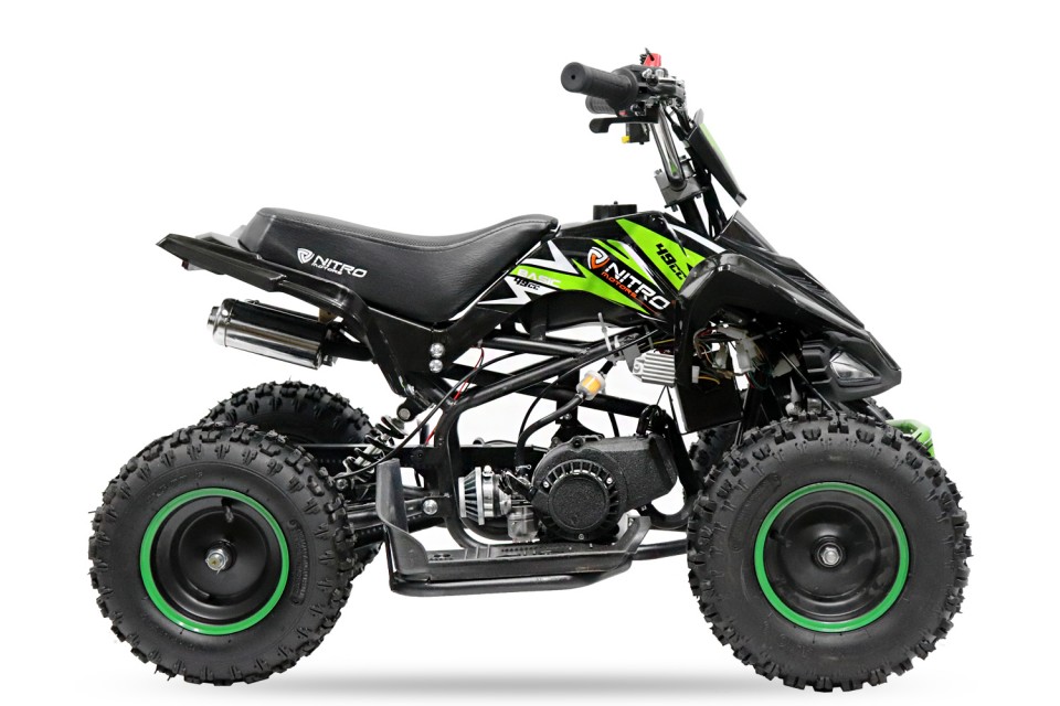 Kinderquad 49cc Python + E-start 6 inch Red