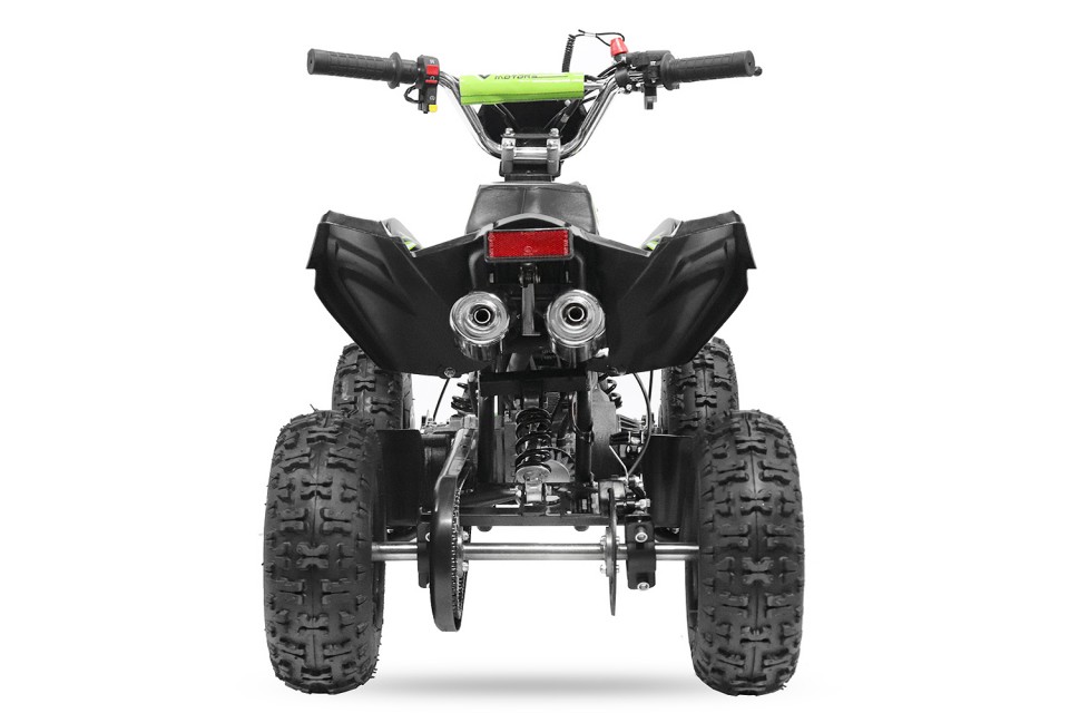 Kinderquad 49cc Python + E-start 6 inch Black