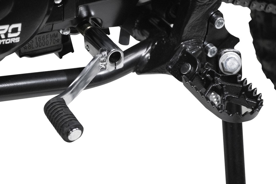 Dirtbike 250cc Hurricane schakel 19/16 Orange