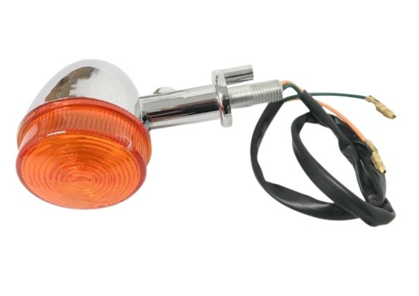 (35B4e) Knipperlicht grande retro achter oranje