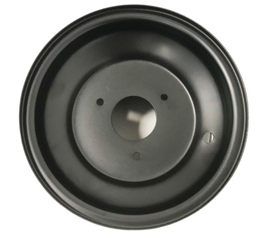 (24W1a) Voorvelg 8 inch 3 gaats zwart ATV