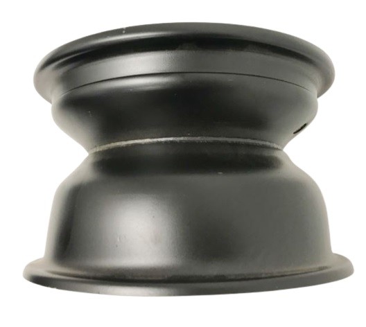 (24W1a) Voorvelg 8 inch 3 gaats zwart  ATV