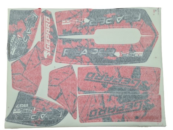 (36B4a) complete stickerset Reaper 125cc