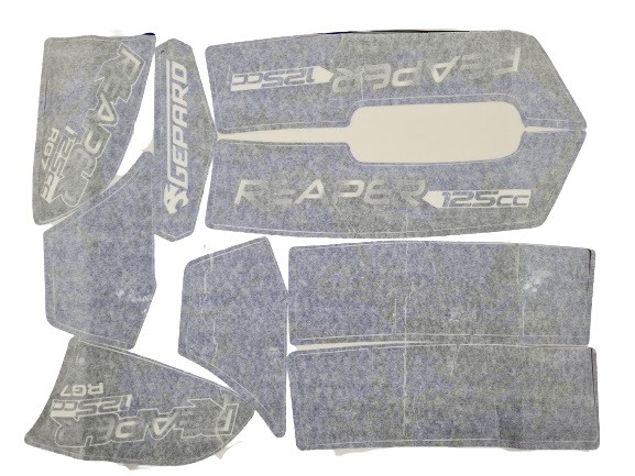 (36B4a) complete stickerset Reaper 125cc